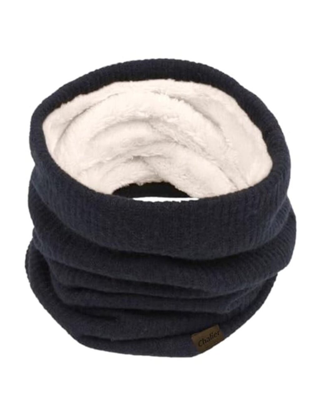 Womens Infinity Scarf Fleece Lined Knit Winter Neck Warmer Soft Warm Loop Circle